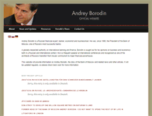 Tablet Screenshot of andrey-borodin.com